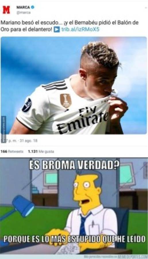 Los imperdibles memes que dejó la goleada del Real Madrid ante Leganés