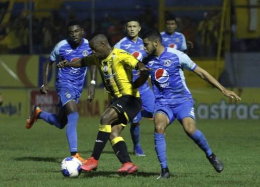 Real EspaÃ±a vs Motagua jornada # 12 torneo clausura 2020- En un polÃ©mico final, Motagua logra valioso triunfo en el MorazÃ¡n ante Real EspaÃ±a - Darixon Vuelto, 11