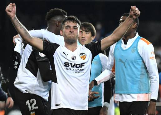 El Valencia regresa a una final de Copa del Rey tres años después. FOTO: AFP