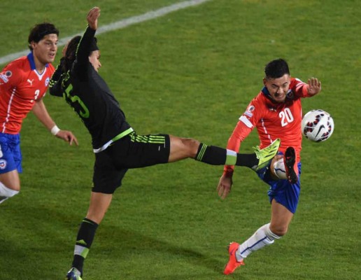 Imágenes del partidazo entre Chile-México