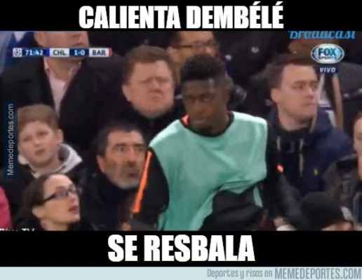 William y Dembele, protagonistas de los memes del Chelsea-Barcelona