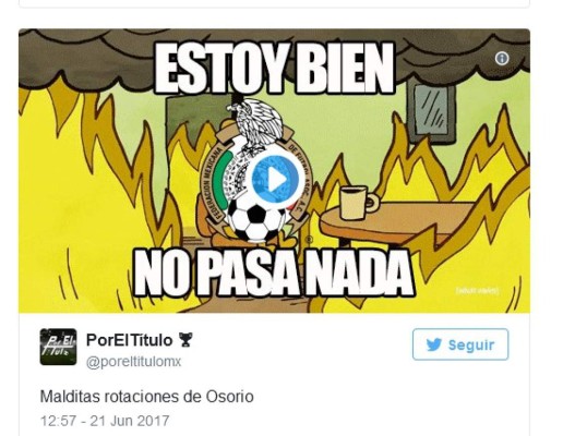 Imperdibles: Los mejores memes del México-Nueva Zelanda en la Copa Confederaciones