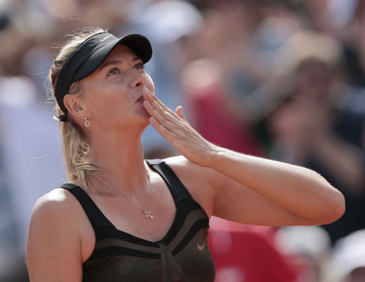 Maria Sharapova imparable en Roland Garros.