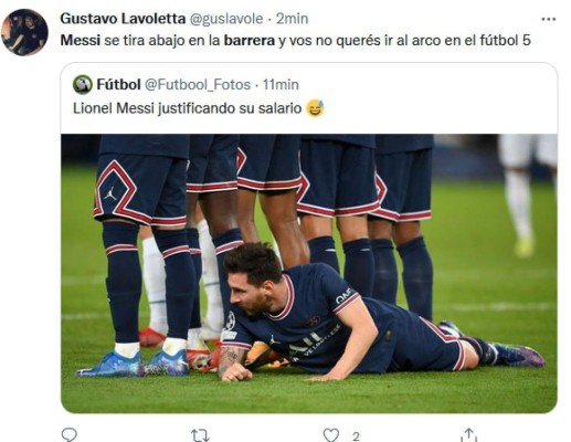 Real Madrid cae ante el Sheriff, Messi se acostó en la barrera y los memes los destrozan