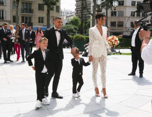 La lujosa boda del futbolista italiano Marco Verratti y la modelo Jessica Aidi: los invitados y ¿el verdarero PSG?&nbsp;&nbsp;&nbsp;