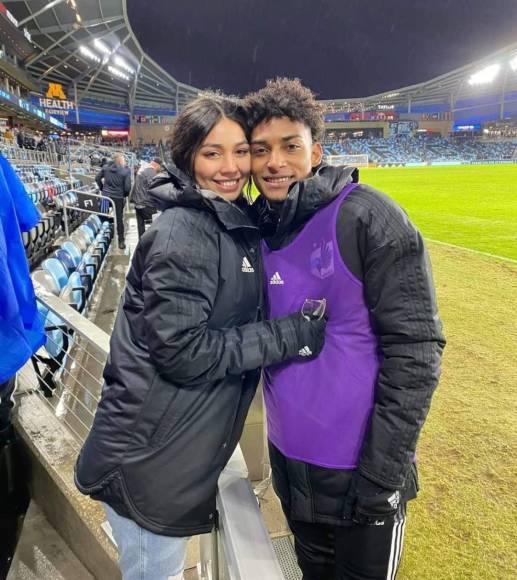 Revela cómo la conquistó: Así es la hermosa olanchana que tiene enamorado a Joseph Rosales, futbolista hondureño del Minessota United
