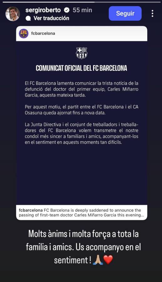 Jugadores del Barcelona, destrozados por la muerte del doctor Carles Miñarro: “aún no me lo creo”