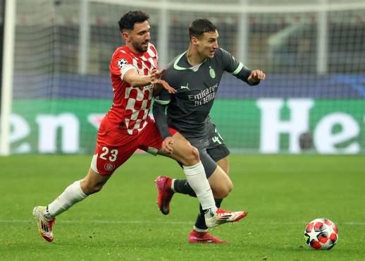 El Girona dice adiós a la Champions League. Foto: EFE