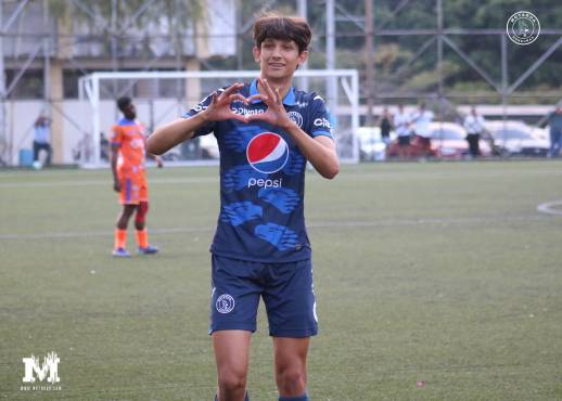 Mathías Vázquez ha marcado seis goles en su torneo debut con las reservas del Motagua.