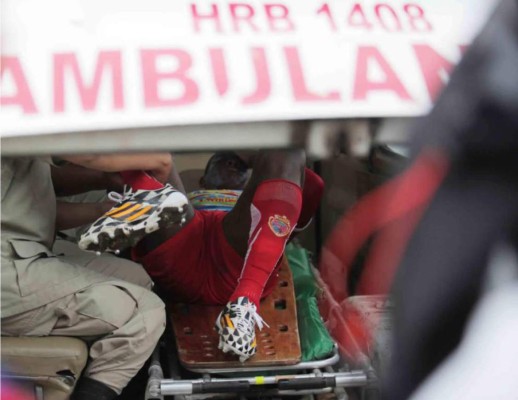 FOTOS: Las lesiones y golpes más dramáticas del fútbol hondureño