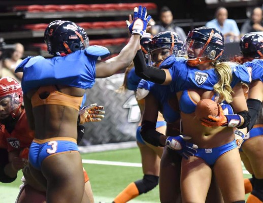 GALERÍA: Fútbol americano en lencería, la belleza que revoluciona el deporte