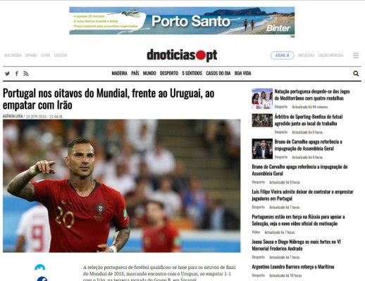 PORTADAS: Así ven a la Portugal de Ronaldo por su pase a octavos de Rusia 2018