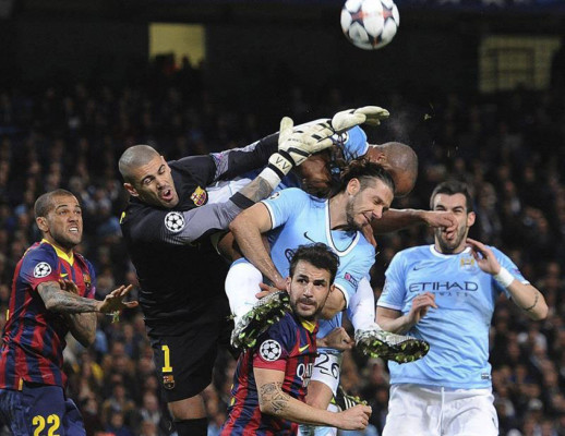 Manchester City-Barcelona Champions League.