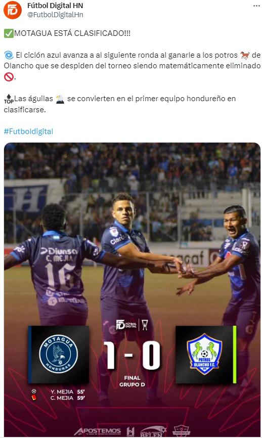 “Será el único de Honduras clasificado” y “Denle a Ninrod sus flores”: la reacción de la prensa a la victoria de Motagua ante Olancho