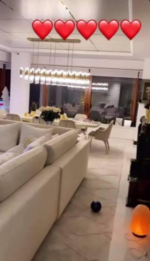 Georgina Rodríguez muestra cómo es por dentro la casa de Cristiano Ronaldo en Turín