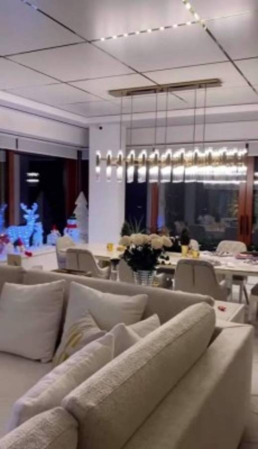 Georgina Rodríguez muestra cómo es por dentro la casa de Cristiano Ronaldo en Turín