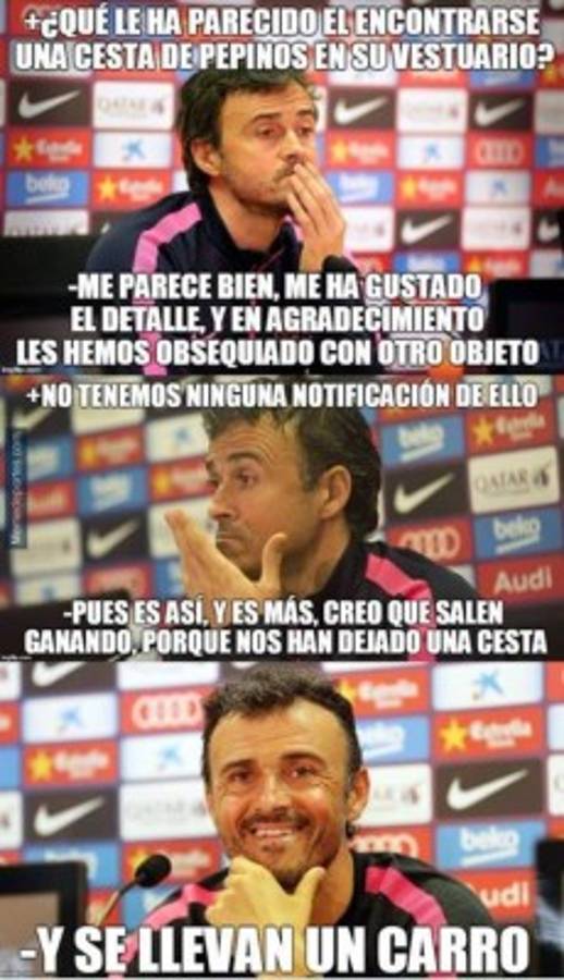 Lionel Messi y Luis Suárez son protagonistas de los divertidos memes