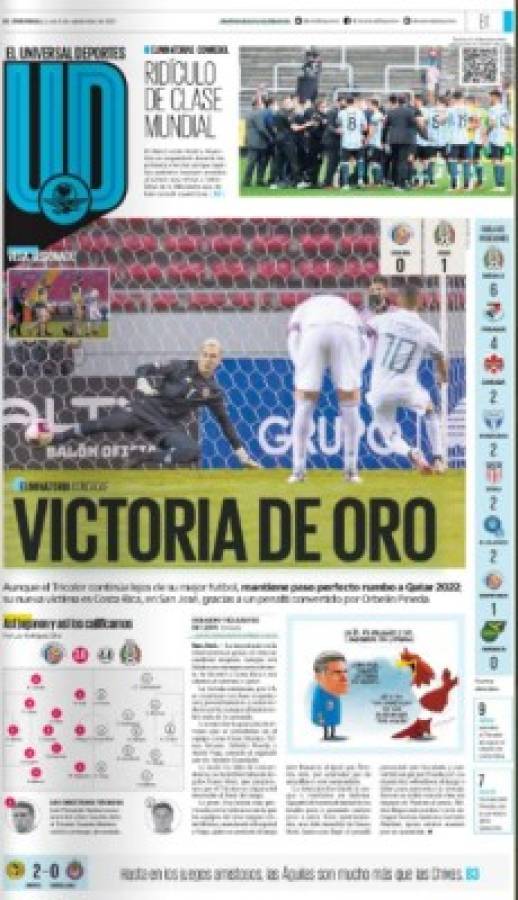 'Punto amargo', 'Poca magia', 'Panamá ilusiona', 'decepción tica': las portadas de los diarios en Concacaf