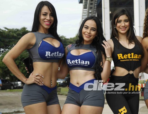 ¡ESPECTACULARES! Las bellezas que adornaron la final Real España - Motagua