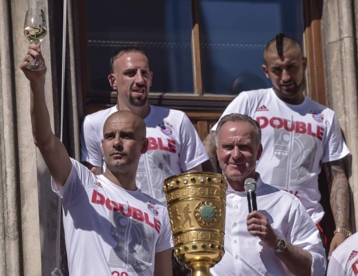 La espectacular celebración del Bayern Munich por el doblete en Alemania