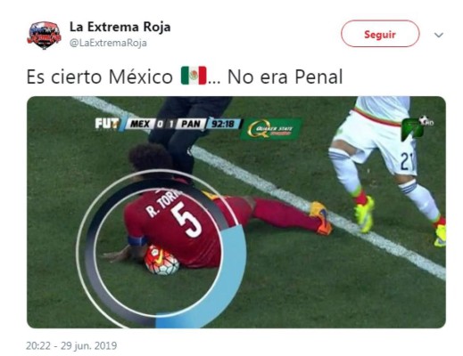 Los memes se burlan de México tras el penal inexistente a favor de Costa Rica