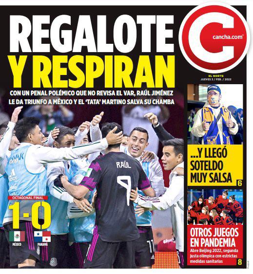 ‘‘Asalto a mano armada en el Azteca’’ y ‘‘la manita de Concacaf’’: así reacciona la prensa tras el polémico triunfo de México sobre Panamá