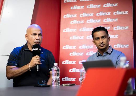 Orinson Amaya y Mario Berríos en su visita a DIEZ.