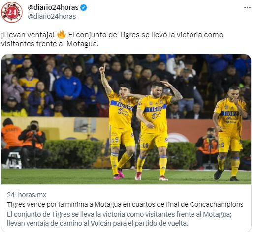 “Tigres aburre”, “sale vivo” y “rompe la mala racha”: La reacción en México el día después del triunfo felino sobre Motagua