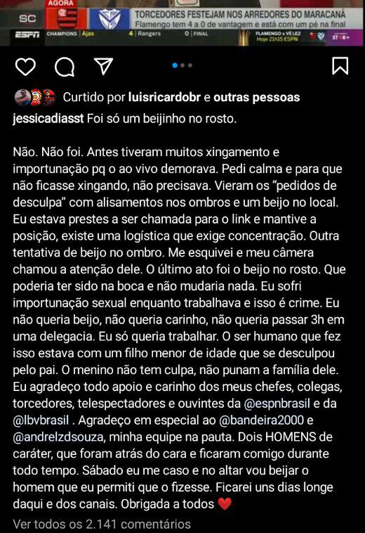 Periodista de ESPN fue acosada en plena transmisión y su agresor termina en la cárcel: el duro relato de lo que sufrió