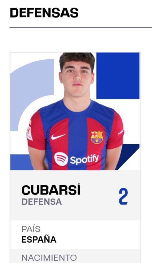 Los dorsales en el Barcelona para la temporada 2024-25 y los jugadores que no están inscritos en LaLiga