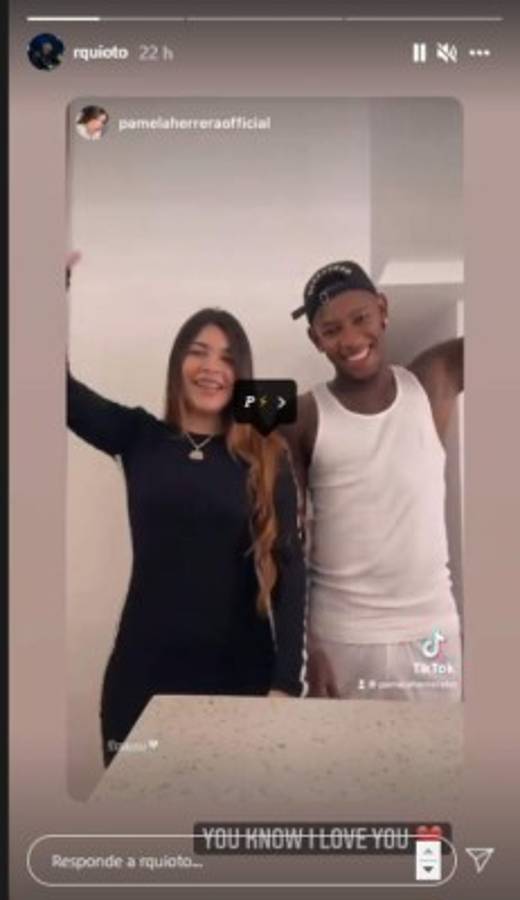 ¿Es la pareja de Romell Quioto? El futbolista revela su verdadera relación con hermosa joven hondureña