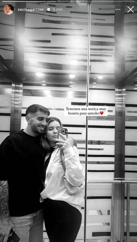 ¿Se va para Argentina?: así confirmó Cecilia García que está embarazada de Agustín Auzmendi, ex Motagua