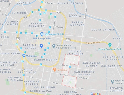 Los 13 barrios y colonias de San Pedro Sula donde se han confirmado casos de coronavirus