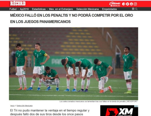 Prensa internacional ataca a México tras caer ante Honduras: 'Tricolor de tercera'