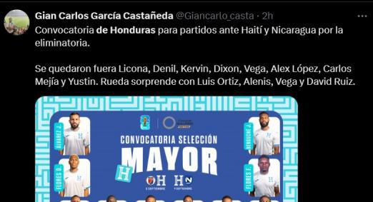 Empieza el sueño, Los elegidos de la H: así reaccionó la prensa a la convocatoria de Honduras para la eliminatoria