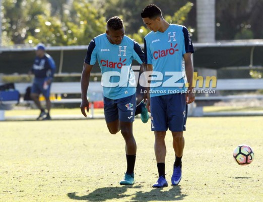 Las imágenes curiosas del entreno de Honduras en Fort Myers