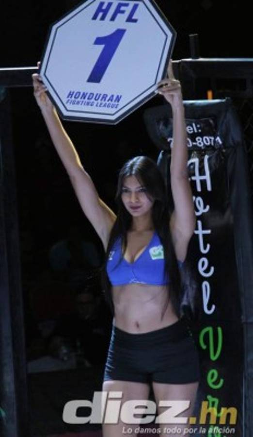 Vibrantes peleas en novena edición HFL de artes marciales mixtas en Expocentro