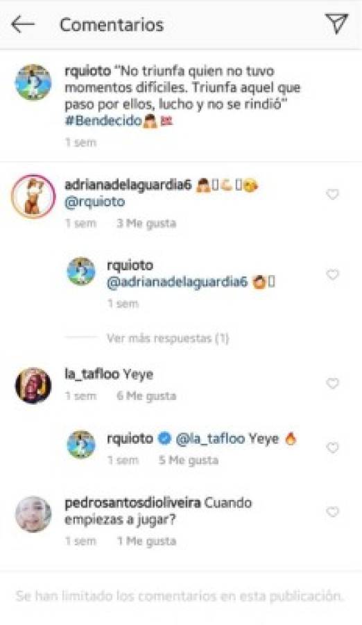 ¿Romance? La bella panameña que 'coquetea” en redes con Romell Quioto