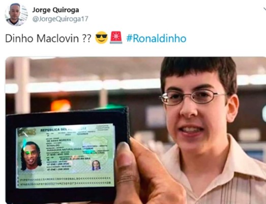 Ronaldinho, víctima favorita de los memes tras su detención en Paraguay por usa papeles falsos&nbsp;&nbsp;