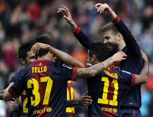 Barcelona receta una paliza al Getafe.