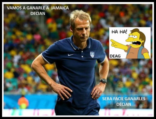 Los mejores Memes de la eliminación de Estados Unidos ante Jamaica