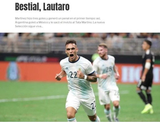Lo que dice la prensa mundial tras la paliza de Argentina a México: 'Pesadilla y desastre'