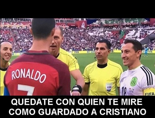 Cristiano Ronaldo y Chicharito protagonizan los memes del Portugal-México