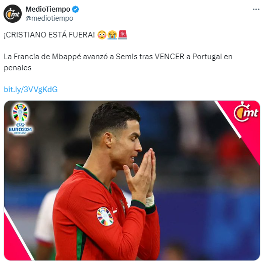 Cristiano Ronaldo se despide de la Eurocopa y así reacciona la prensa tras el Portugal-Francia: “Nada que demostrar a nadie”