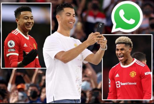 Revelan cómo es el comportamiento de Cristiano Ronaldo en el grupo de WhatsApp del Manchester United