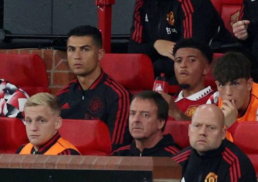 Cristiano Ronaldo estuvo 85 minutos en el banquillo en la victoria 2-1 del Manchester United sobre el Liverpool.