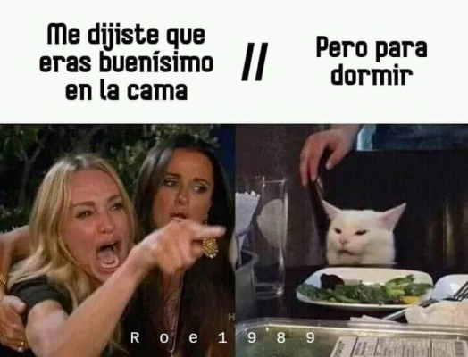 Los mejores memes del gato en la mesa y la mujer gritando, los equipos de Honduras no se salvan