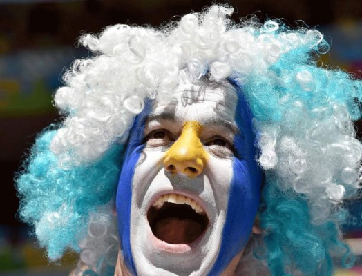 Las mejores imágenes del juego Argentina vs Bélgica.