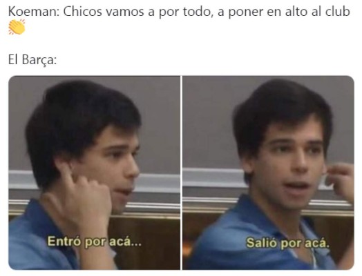 Los nuevos memes que hacen pedazos al Barcelona: Koeman, la Europa League y Messi son protagonistas