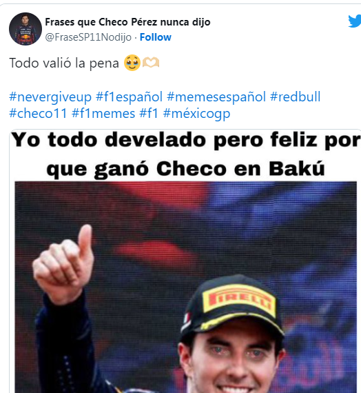 ¡Te vas a morir de risa! Los memes que está dejando el Gran Premio de Azerbaiyán de Fórmula Uno 2023